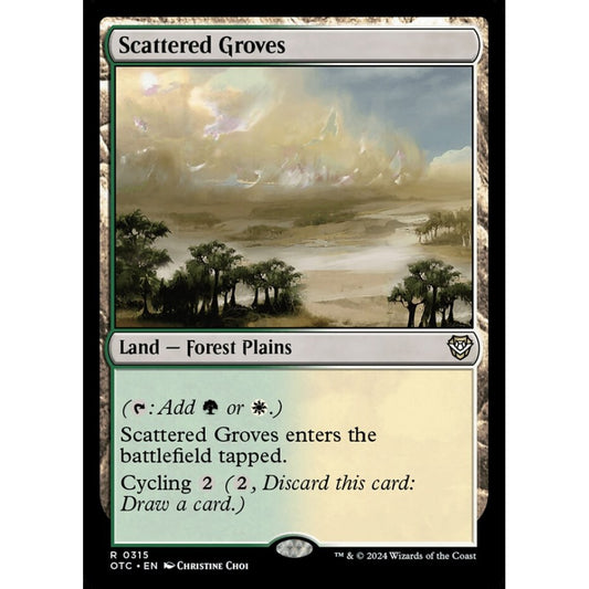 Scattered Groves, 315, rare, Magic: The Gathering, Outlaws of Thunder Junction
