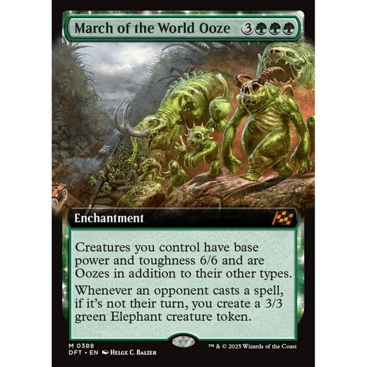 March of the World Ooze, 388, mythic, Magic: The Gathering, Aetherdrift