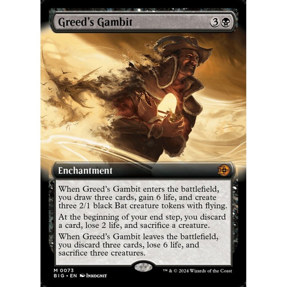 Greed's Gambit, 73, mythic, Magic: The Gathering, Outlaws of Thunder Junction