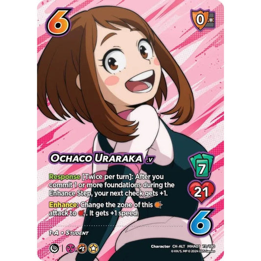 Ochaco Uraraka, 73/180, CH-ALT, UniVersus, MHA07 Girl Power