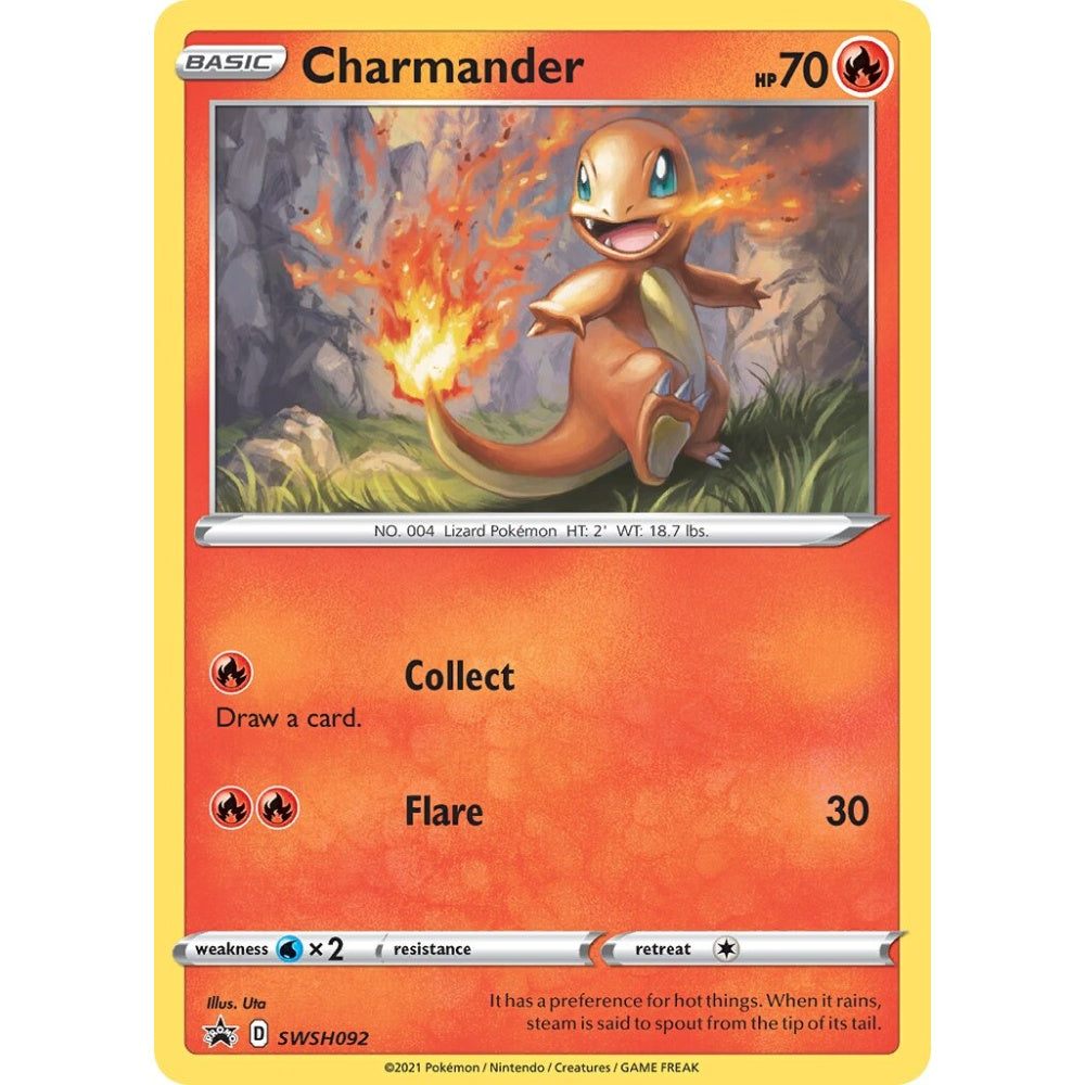 Charmander Promo SWSH092 Pokemon Card Game Sword & Shield Promos
