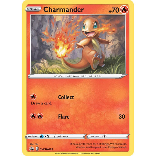 Charmander Promo SWSH092 Pokemon Card Game Sword & Shield Promos