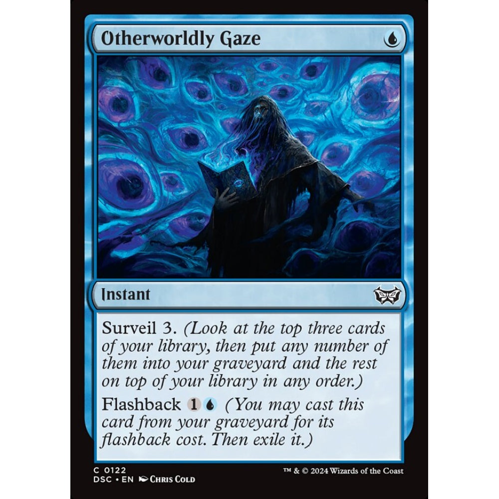 Otherworldly Gaze, 122, common, Magic: The Gathering, Duskmourn: House of Horror