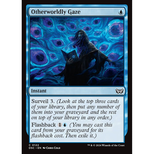 Otherworldly Gaze, 122, common, Magic: The Gathering, Duskmourn: House of Horror