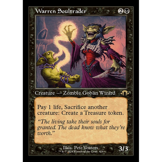 Warren Soultrader, 414, rare, Magic: The Gathering, Modern Horizons 3
