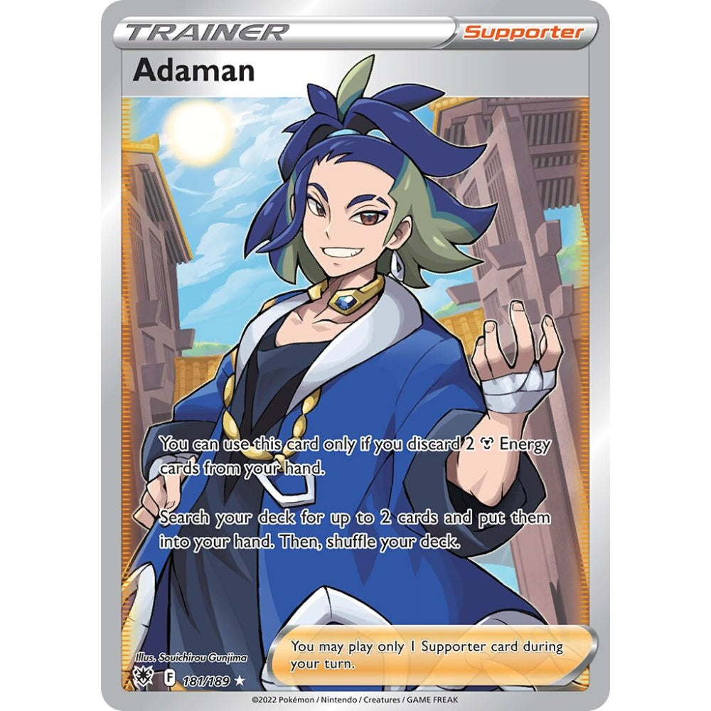 Adaman Rare Ultra 181/189 Pokemon Card Game Astral Radiance