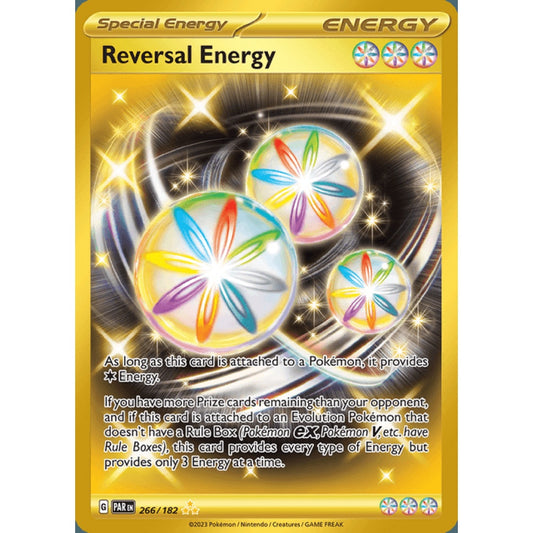 Reversal Energy Secret Rare 266/182 Pokemon Card Game Paradox Rift