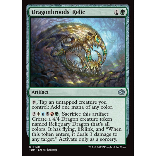 Dragonbroods' Relic uncommon 140 Magic the Gathering Tarkir: Dragonstorm