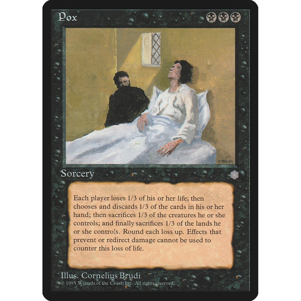 Pox rare 158 Magic the Gathering Ice Age