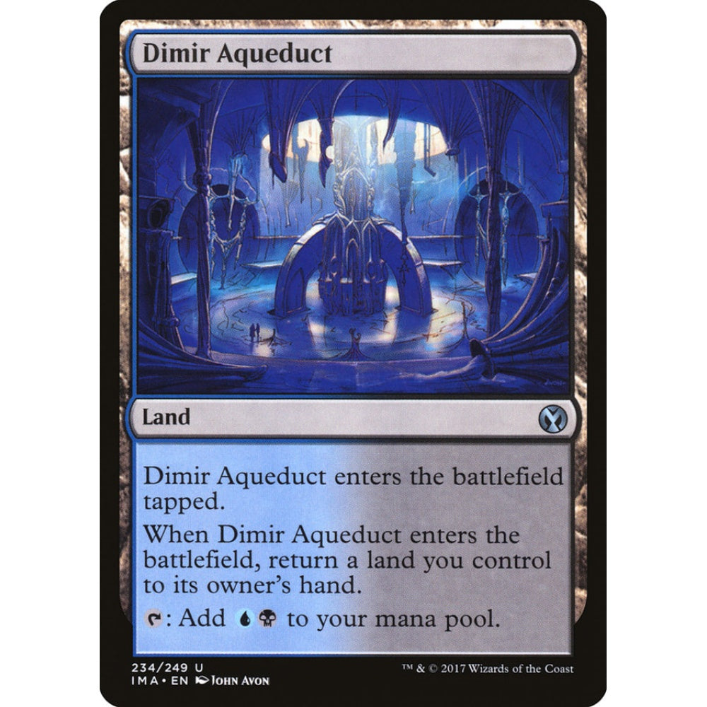 Dimir Aqueduct uncommon 234 Magic the Gathering Iconic Masters