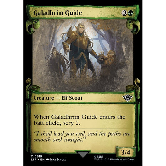 Galadhrim Guide, common, 619, Magic the Gathering, The Lord of the Rings: Tales of Middle-earth