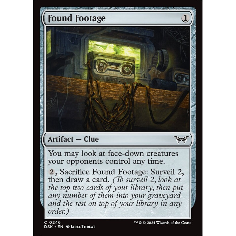 Found Footage, 246, common, Magic: The Gathering, Duskmourn: House of Horror