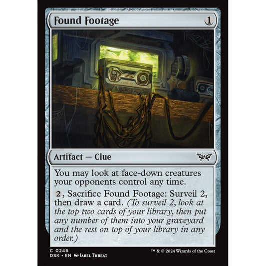Found Footage, 246, common, Magic: The Gathering, Duskmourn: House of Horror