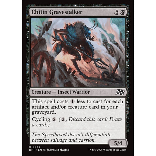Chitin Gravestalker, 79, common, Magic: The Gathering, Aetherdrift