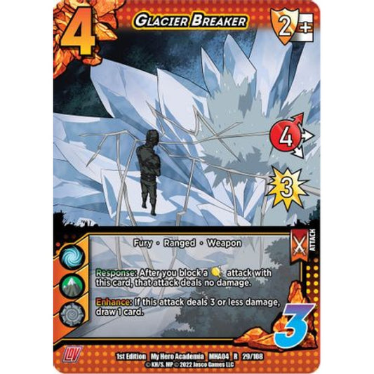 Glacier Breaker, 029/108, R, UniVersus, MHA04 League of Villains