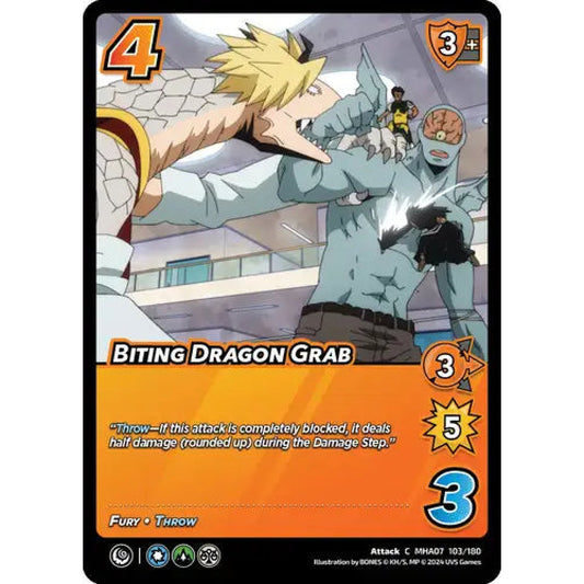 Biting Dragon Grab, 103/180, C, UniVersus, MHA07 Girl Power