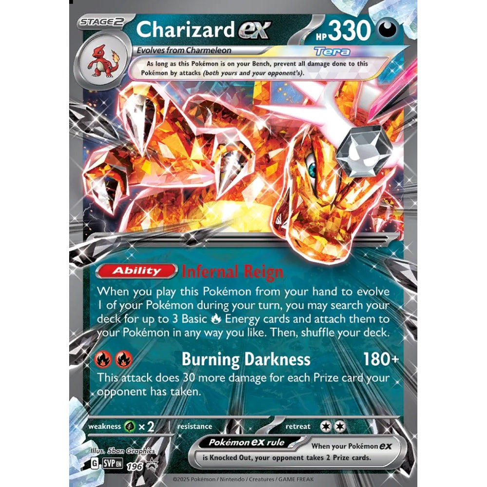 Charizard ex Promo 196 Pokemon Card Game Scarlet & Violet Promos