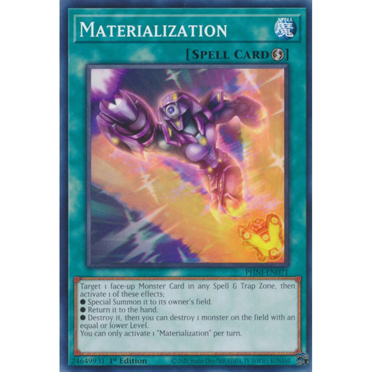 Materialization PHNI-EN071 Common Common Yu-Gi-Oh Phantom Nightmare in Art