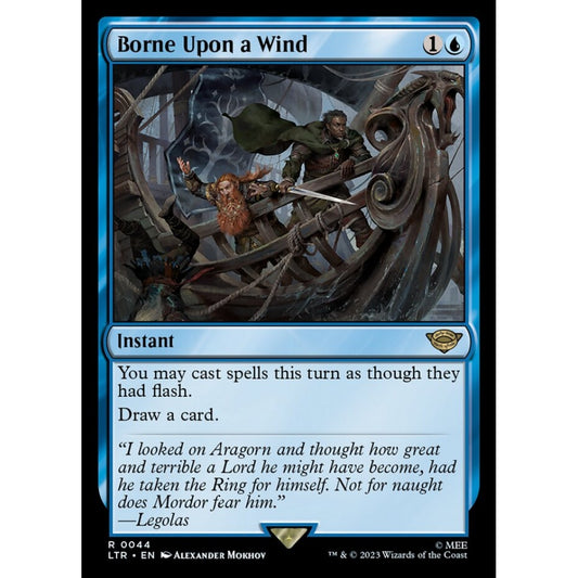 Borne Upon a Wind, rare, 44, Magic the Gathering, The Lord of the Rings: Tales of Middle-earth