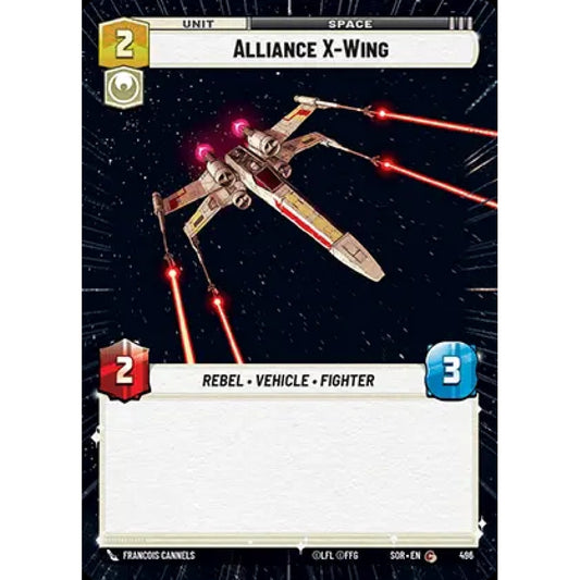 Alliance X-Wing, 496, C, Star Wars Unlimited, Sparks Of Rebellion