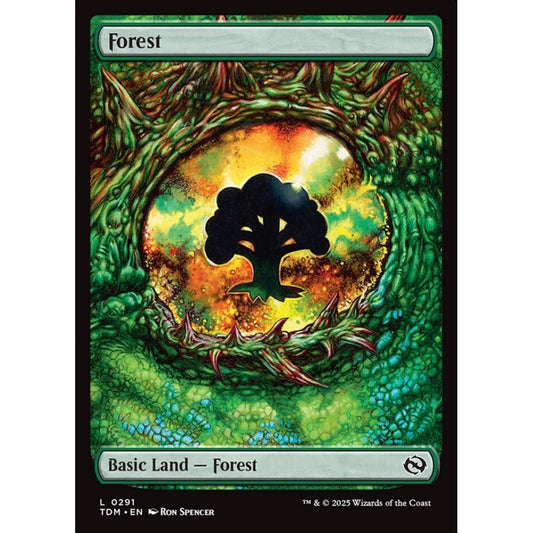 Forest common 291 Magic the Gathering Tarkir: Dragonstorm