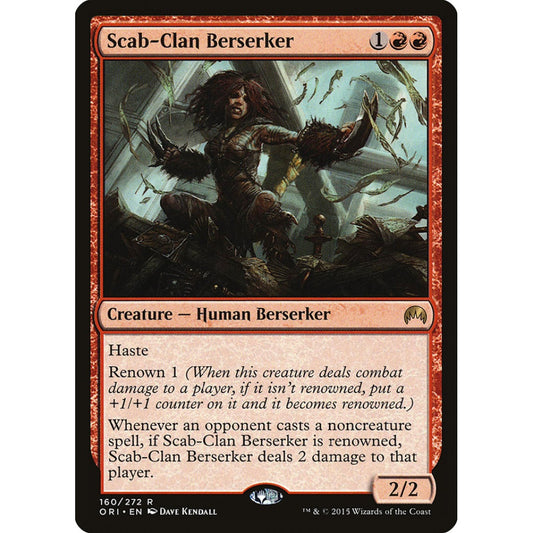 Scab-Clan Berserker rare 160 Magic the Gathering Magic Origins