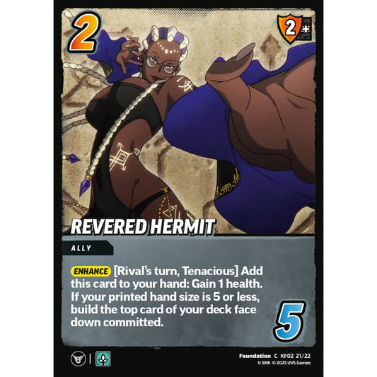 Revered Hermit 21/22 KF02 Universus The King of Fighters XV: Challenger Series: Team Rival Foundation C