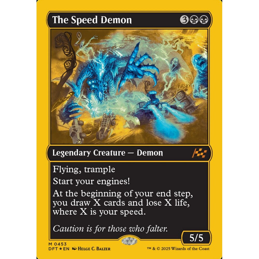 The Speed Demon, 453, mythic, Magic: The Gathering, Aetherdrift