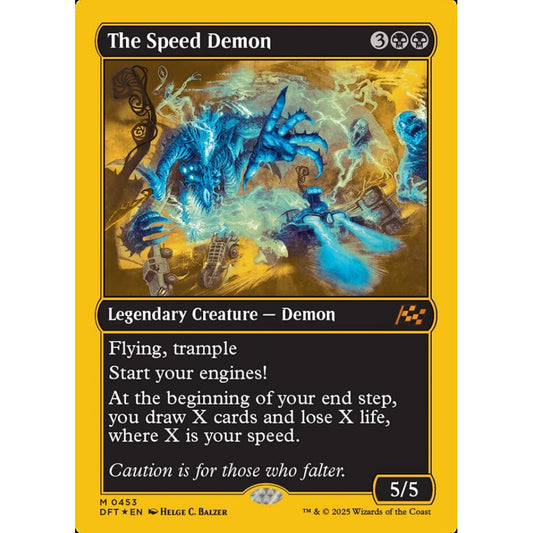 The Speed Demon, 453, mythic, Magic: The Gathering, Aetherdrift