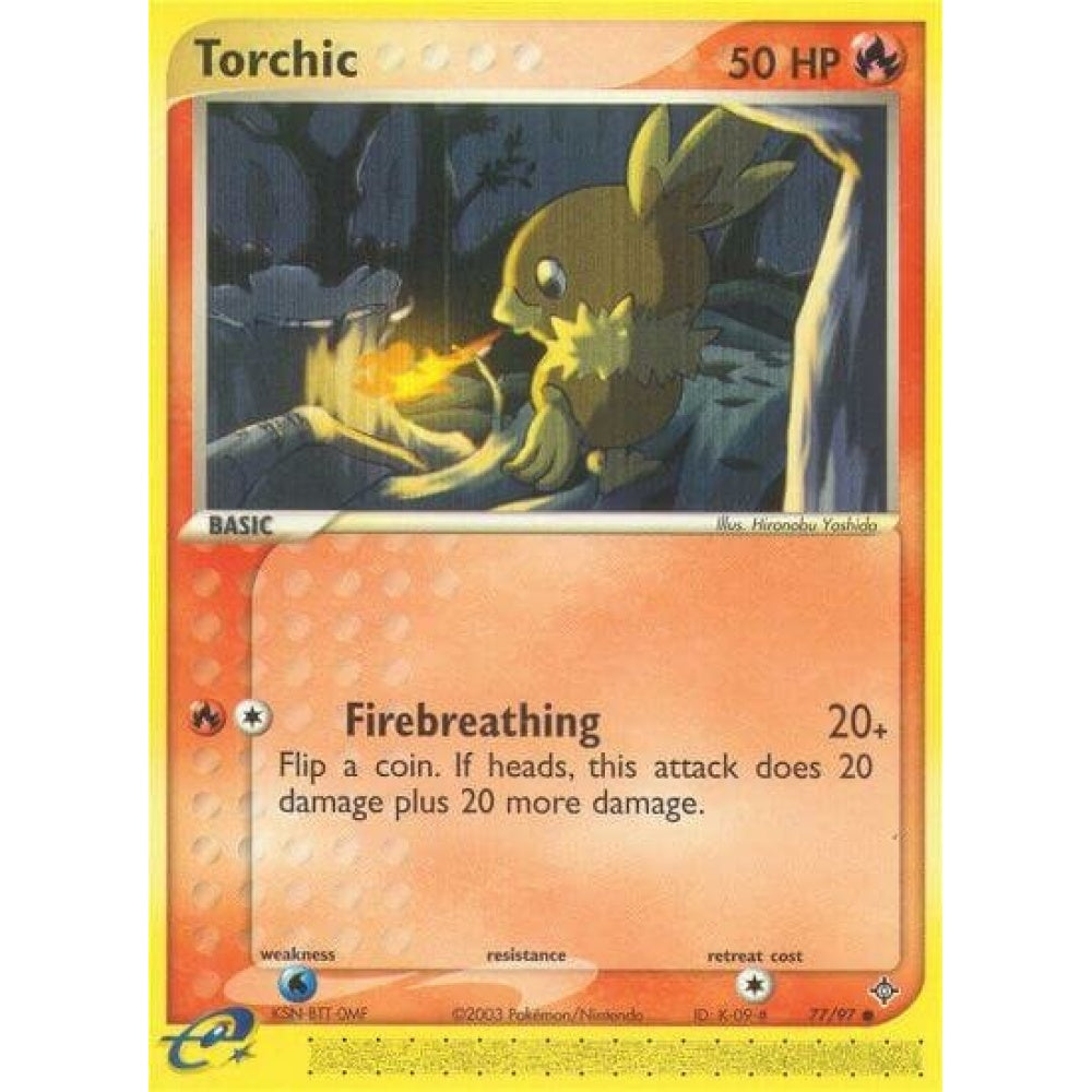 Torchic Common 77/97 Pokemon Card Game EX Dragon