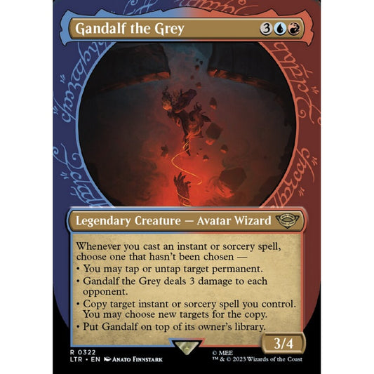 Gandalf the Grey, rare, 322, Magic the Gathering, The Lord of the Rings: Tales of Middle-earth