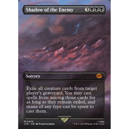Shadow of the Enemy, mythic, 424, Magic the Gathering, The Lord of the Rings: Tales of Middle-earth