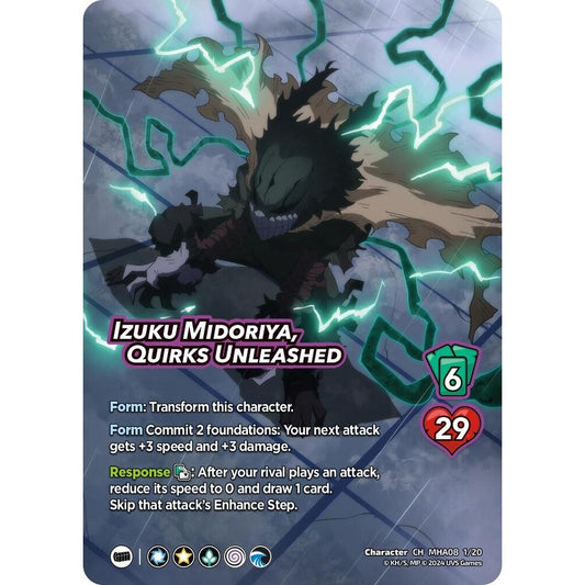 Izuku Midoriya, Quirks Unleashed, 1/20, MHA08, Universus, Challenger Series: My Hero Academia - Dark Hero Arc, Character