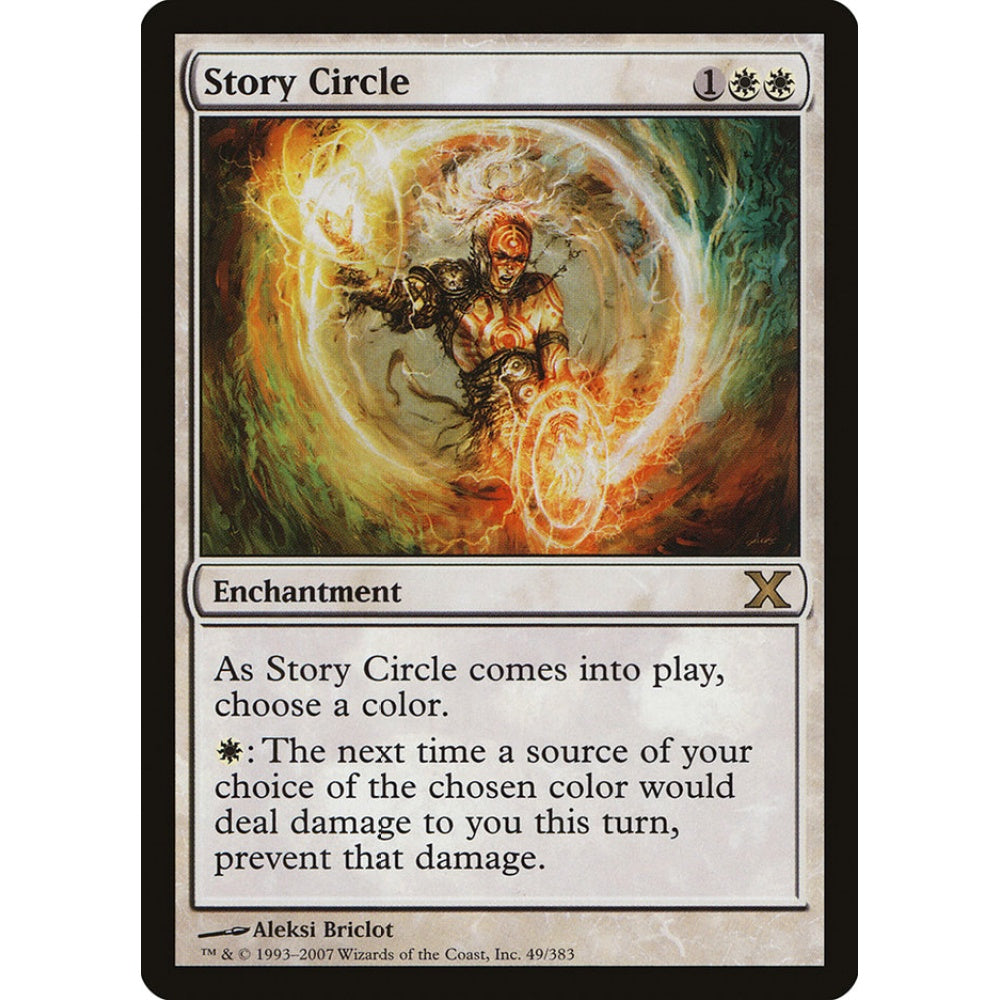 Story Circle rare 49 Magic the Gathering Tenth Edition