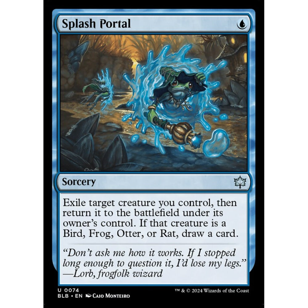 Splash Portal, 74, uncommon, Magic: The Gathering, Bloomburrow