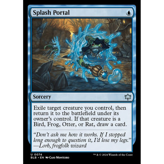 Splash Portal, 74, uncommon, Magic: The Gathering, Bloomburrow