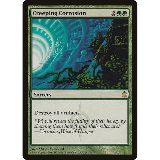 Creeping Corrosion rare 78 Magic the Gathering Mirrodin Besieged S-Chinese