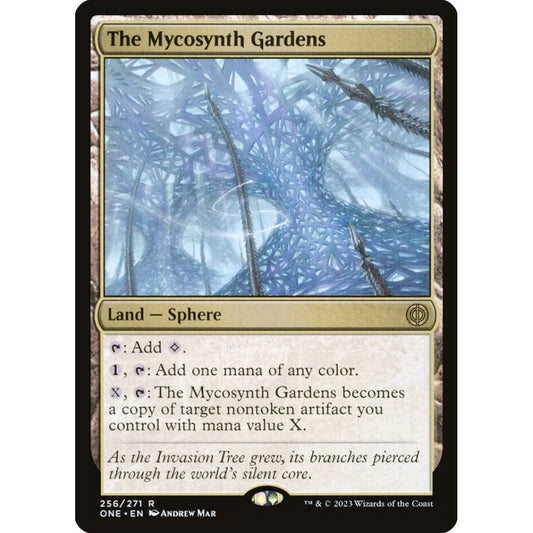 The Mycosynth Gardens, rare, 256, Magic the Gathering, Phyrexia: All Will Be One
