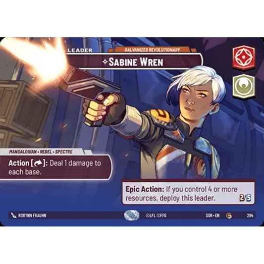 Sabine Wren, 264, C, Star Wars Unlimited, Sparks Of Rebellion
