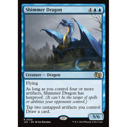 Shimmer Dragon, 353, rare, Magic: The Gathering, Foundations Jumpstart
