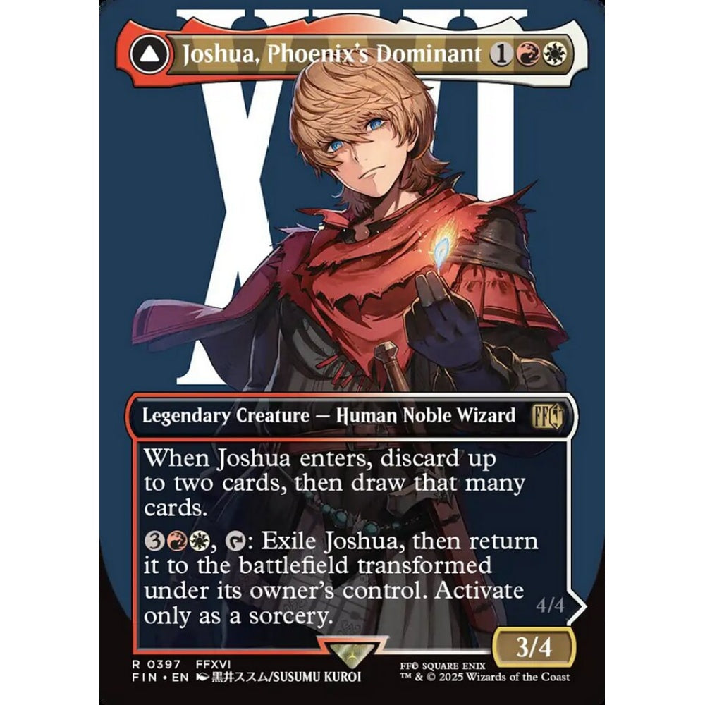 Joshua, Phoenix's Dominant // Phoenix, Warden of Fire rare 397 Magic the Gathering Final Fantasy