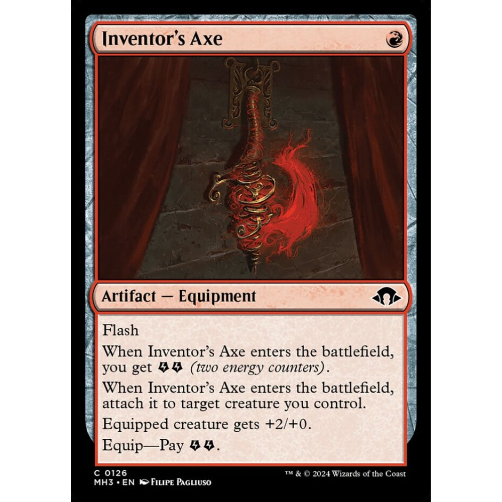 Inventor's Axe, 126, common, Magic: The Gathering, Modern Horizons 3