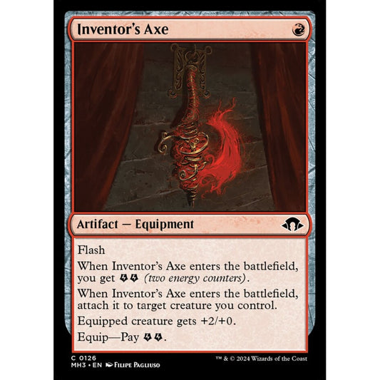 Inventor's Axe, 126, common, Magic: The Gathering, Modern Horizons 3