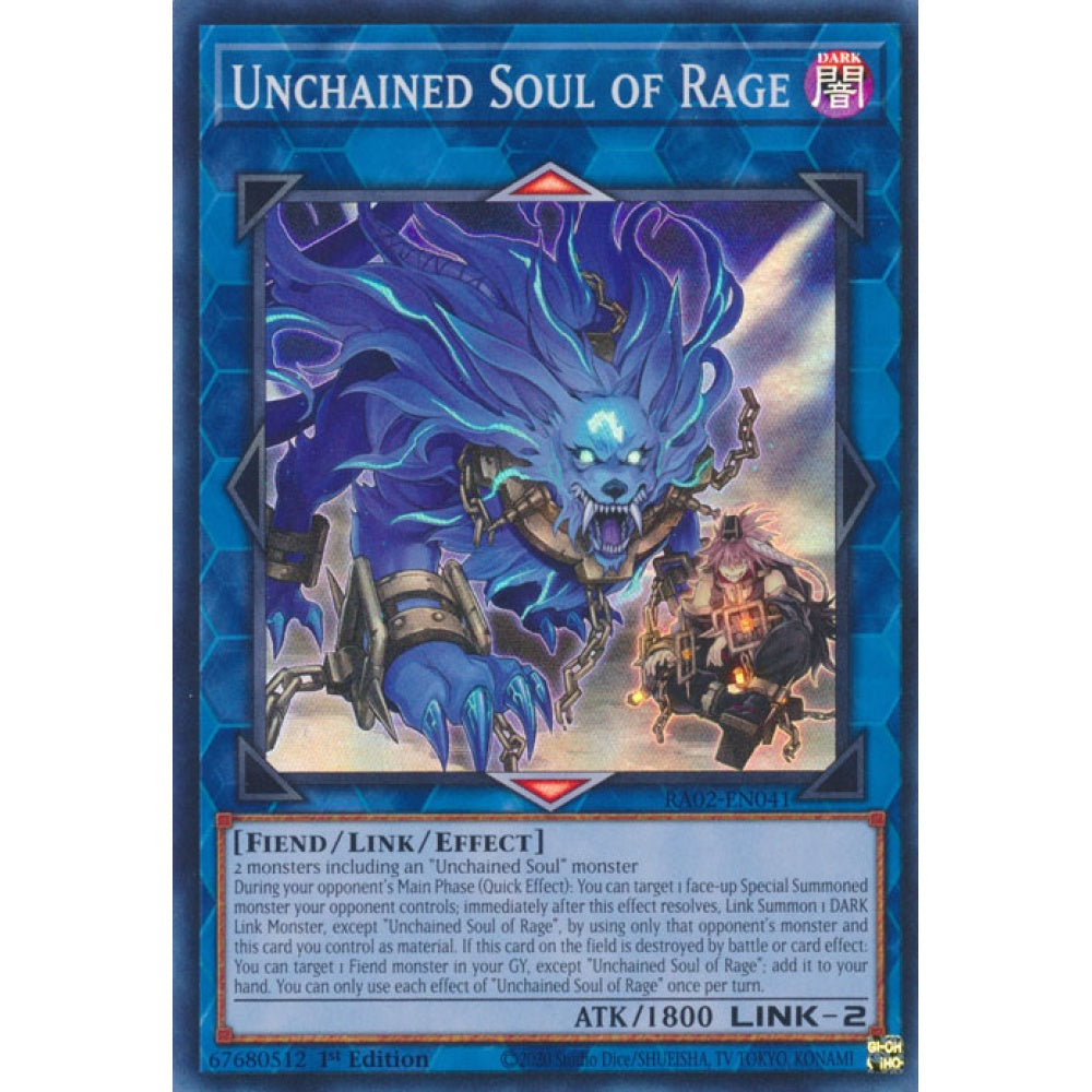 Unchained Soul of Rage RA02-EN041 Ultimate Ultimate Rare Yu-Gi-Oh 25th Anniversary Rarity Collection II in Art