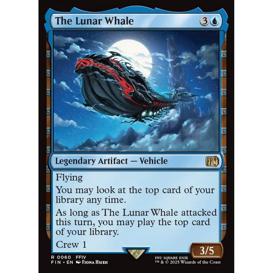 The Lunar Whale rare 60 Magic the Gathering Final Fantasy