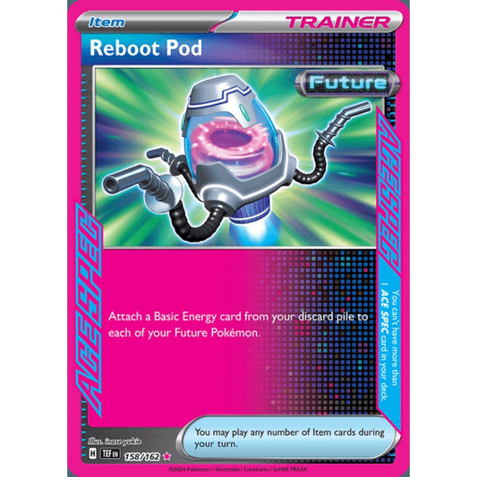 Reboot Pod ACE Spec 158/162 Pokemon Card Game Temporal Forces