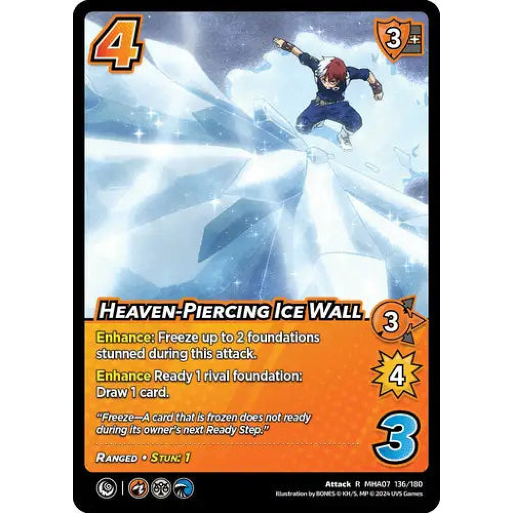 Heaven-Piercing Ice Wall, 136/180, R, UniVersus, MHA07 Girl Power