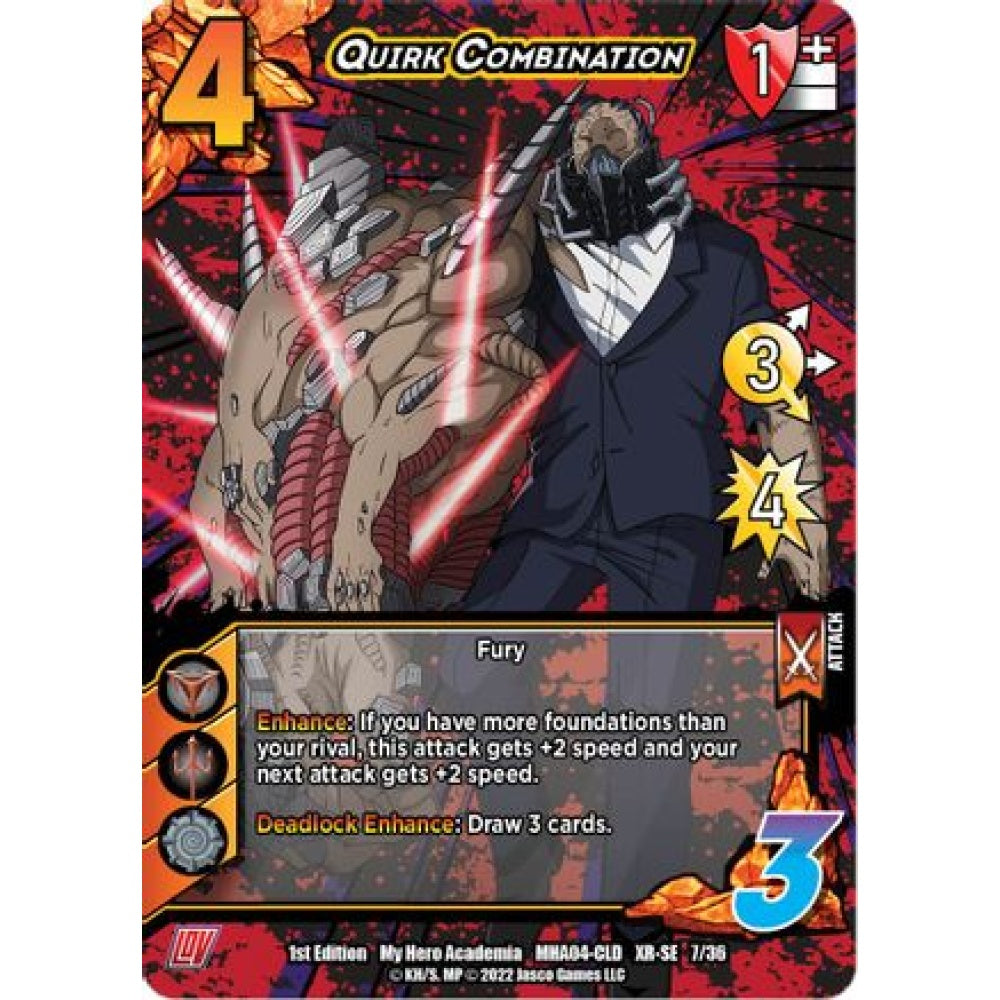 Quirk Combination, 7/36, XR-SE, UniVersus, MHA04 League of Villains