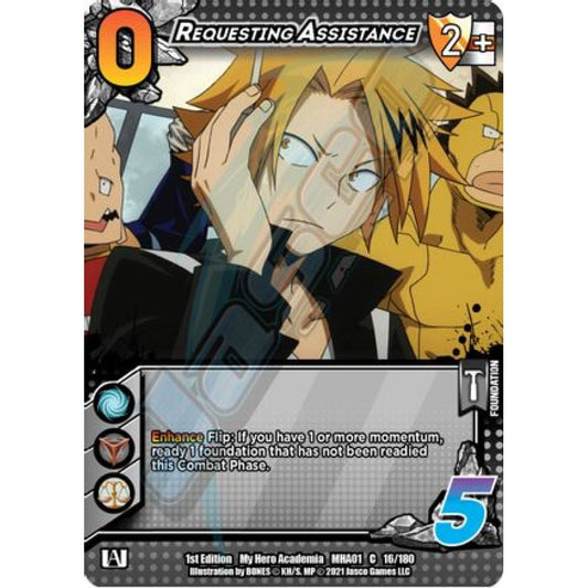 Requesting Assistance, 16/180, C, UniVersus, MHA01 My Hero Academia