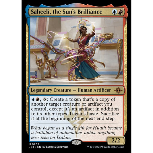 Saheeli, the Sun's Brilliance mythic 239 Magic the Gathering The Lost Caverns of Ixalan